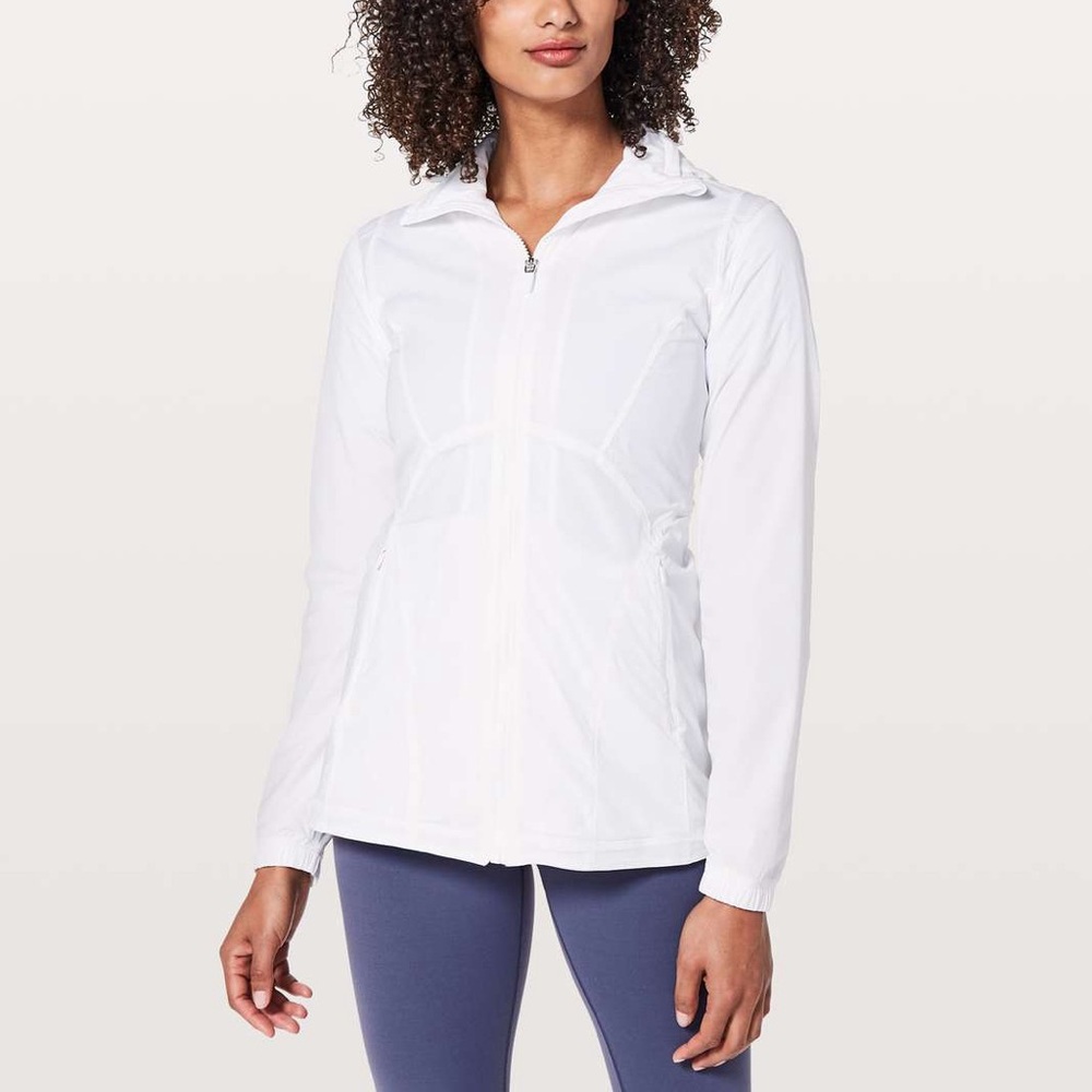 Lululemon Such A Cinch Jacket Size 8 White